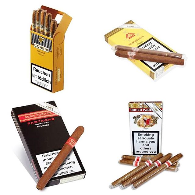 Essas são as cigarrilhas cubanas, conhecidas como “Puritos”