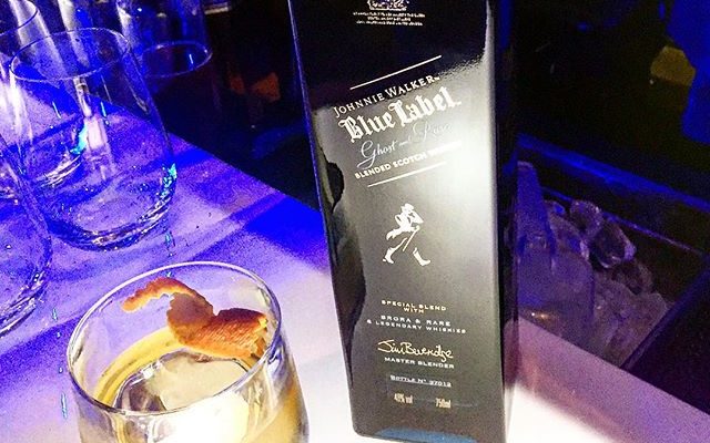 Festa de lançamento do whisky Ultra Premium “Blue Label Ghost and Rare”
