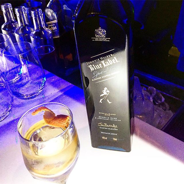 Festa de lançamento do whisky Ultra Premium “Blue Label Ghost and Rare”