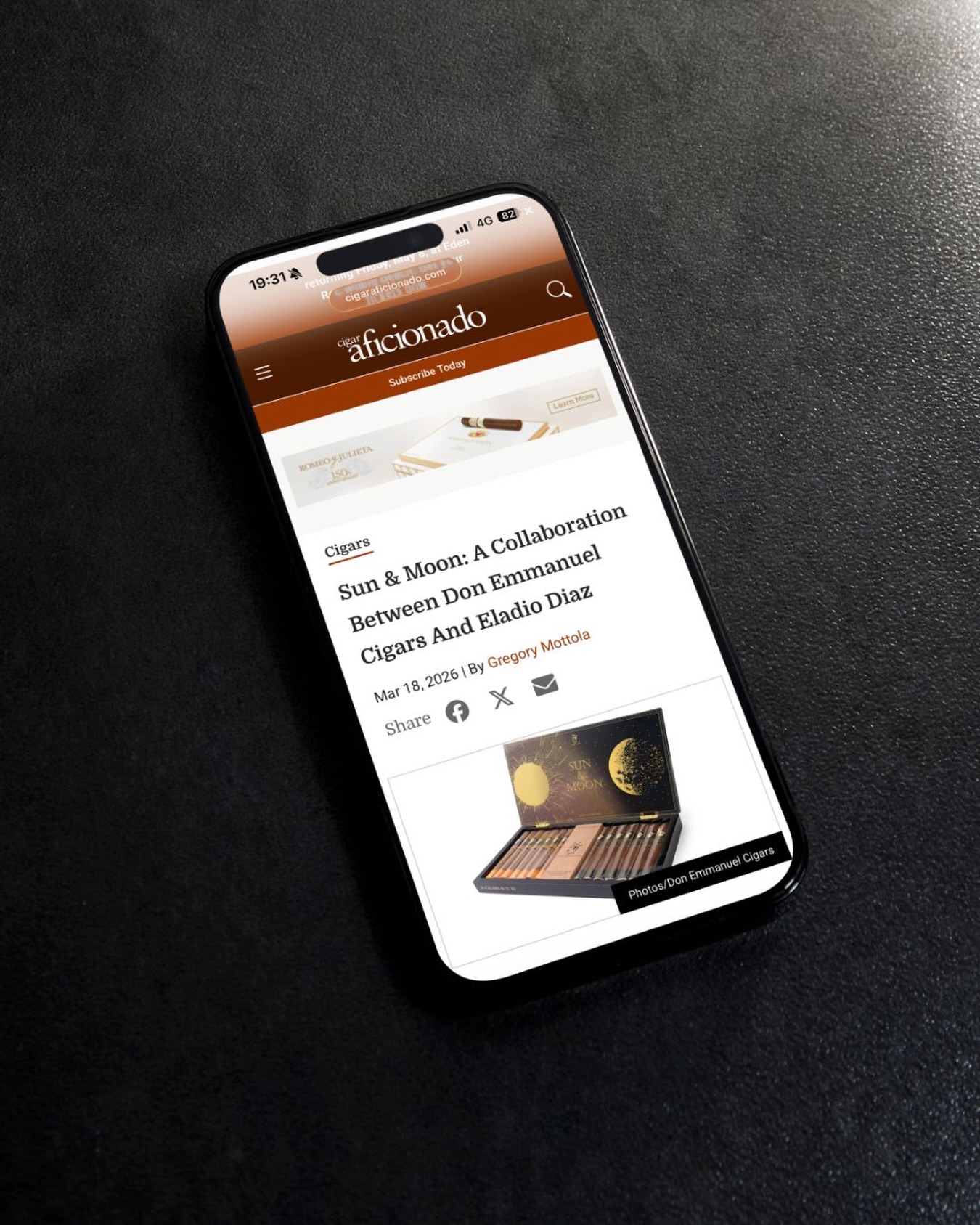 A defining moment in our journey.

Don Emmanuel Sun & Moon – Limited Edition is featured in Cigar Aficionado, the world’s leading cigar publication.

More than a release — a statement of identity, exclusivity, and purpose.

Discover more — link in bio.

Coming soon. 🌙☀️

⸻

Un momento que marca nuestra historia.

Don Emmanuel Sun & Moon – Edición Limitada es destacado en Cigar Aficionado, la publicación más importante del mundo del tabaco.

Más que un lanzamiento — una expresión de identidad, exclusividad y propósito.

Descubre más — link en la bio.

Muy pronto. 🌙☀️