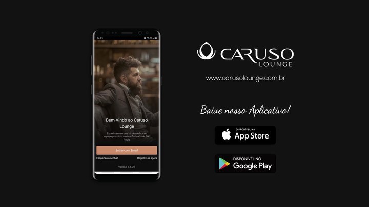 A Caruso Lounge está com um novo aplicativo!