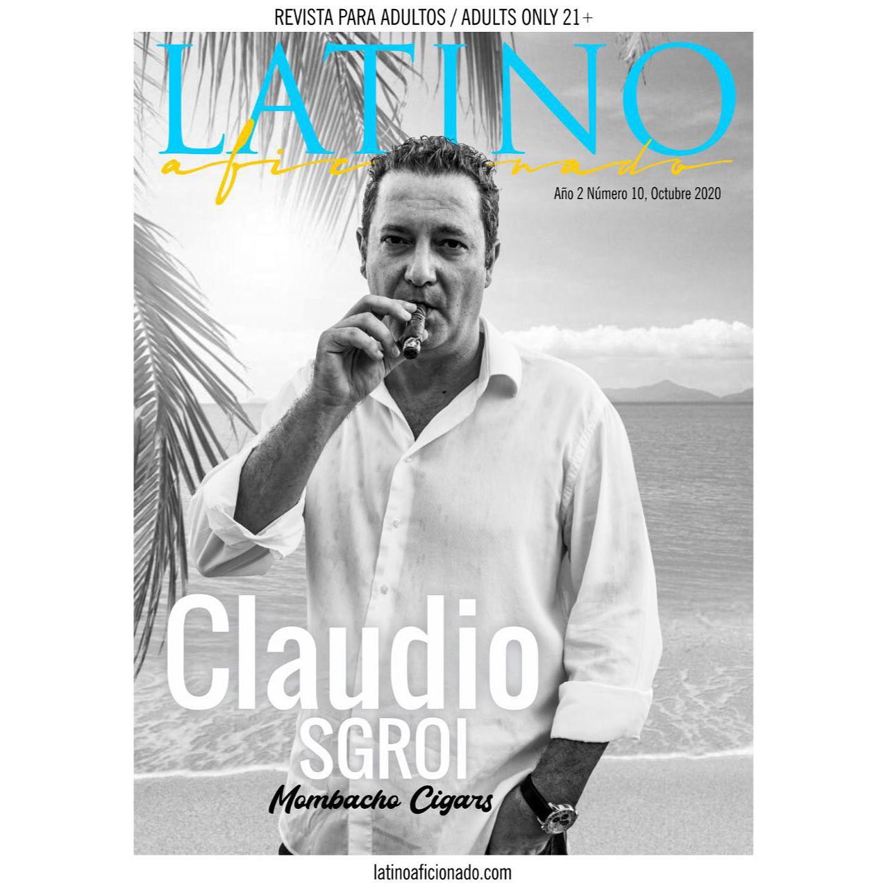 Acabou de sair a nova edição da revista “Latino Aficionado”, e desta vez, traz na capa Claudio Sgroi, da Mombacho Cigars
