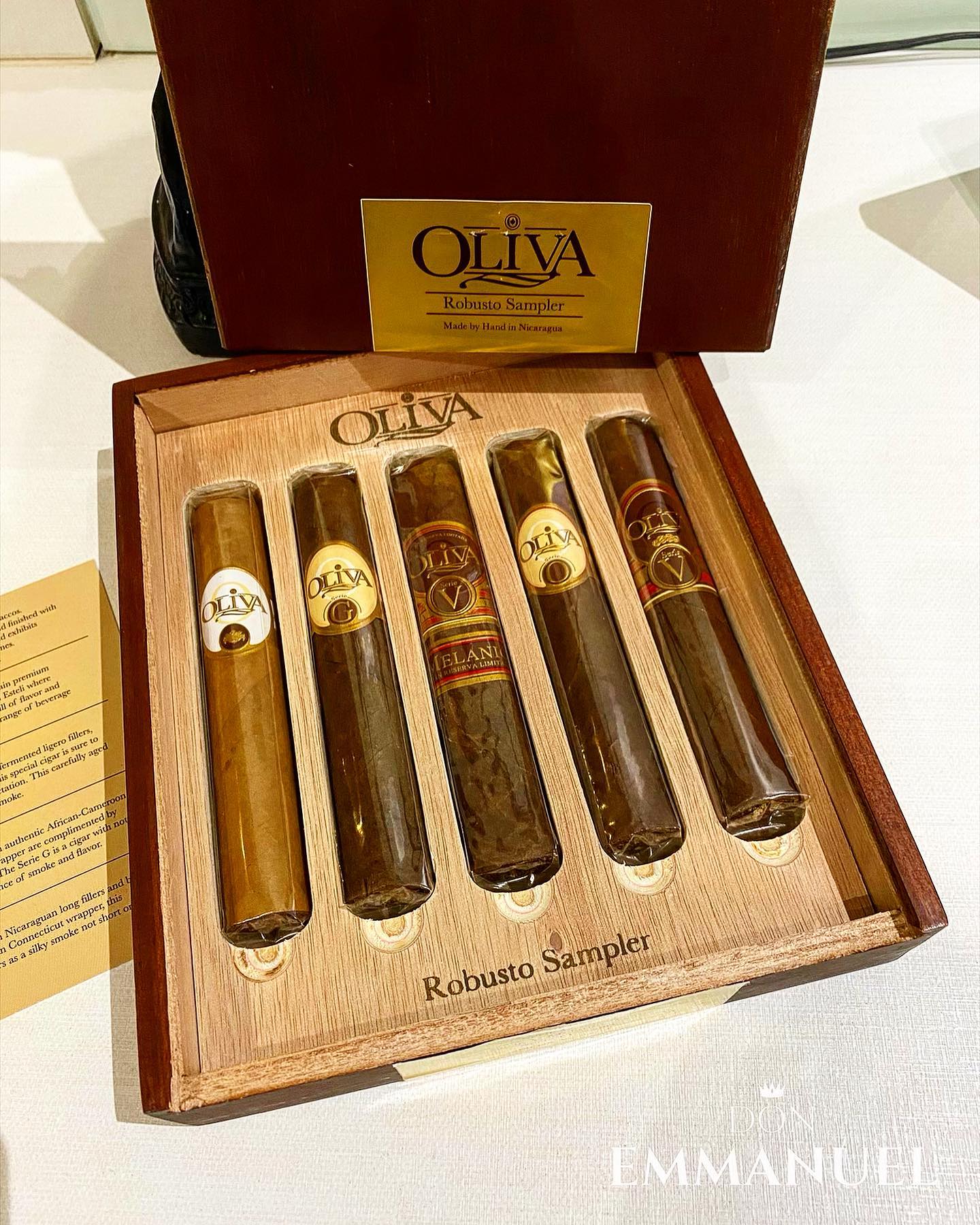 Oliva Robusto Sampler : Uma ação espetacular realizada pela Reality Cigars