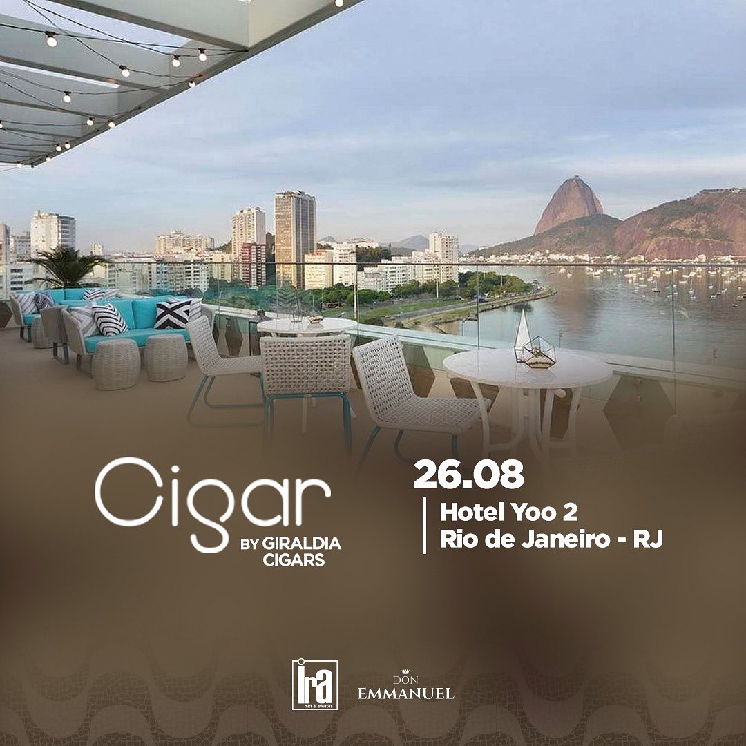 Cigar by Giraldia Cigars no Rooftop do Hotel Yoo2 @ Rio de Janeiro – RJ