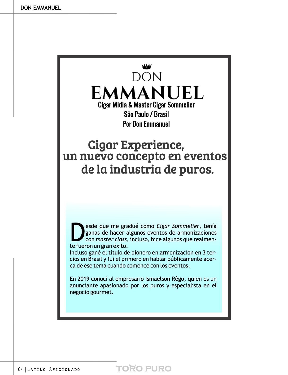 Cigar Experience, un nuevo concepto en eventos de la industria de puros