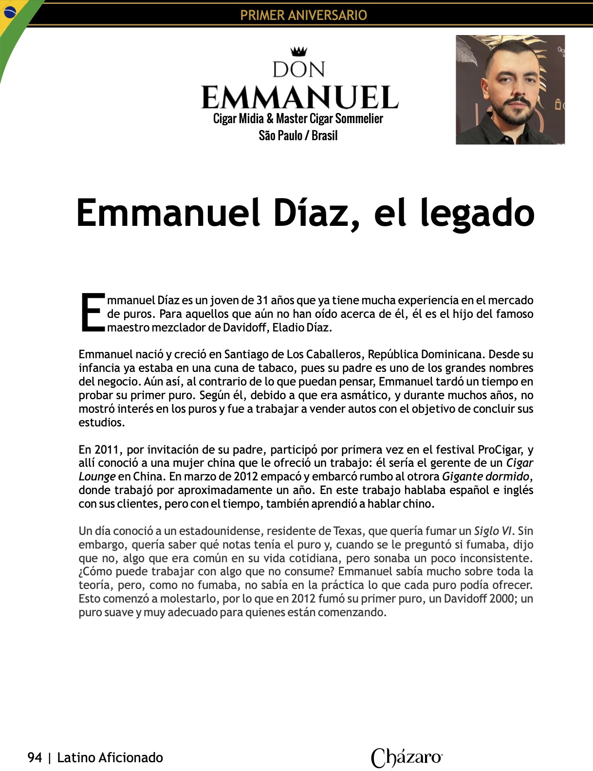 Emmanuel Díaz, el legado
