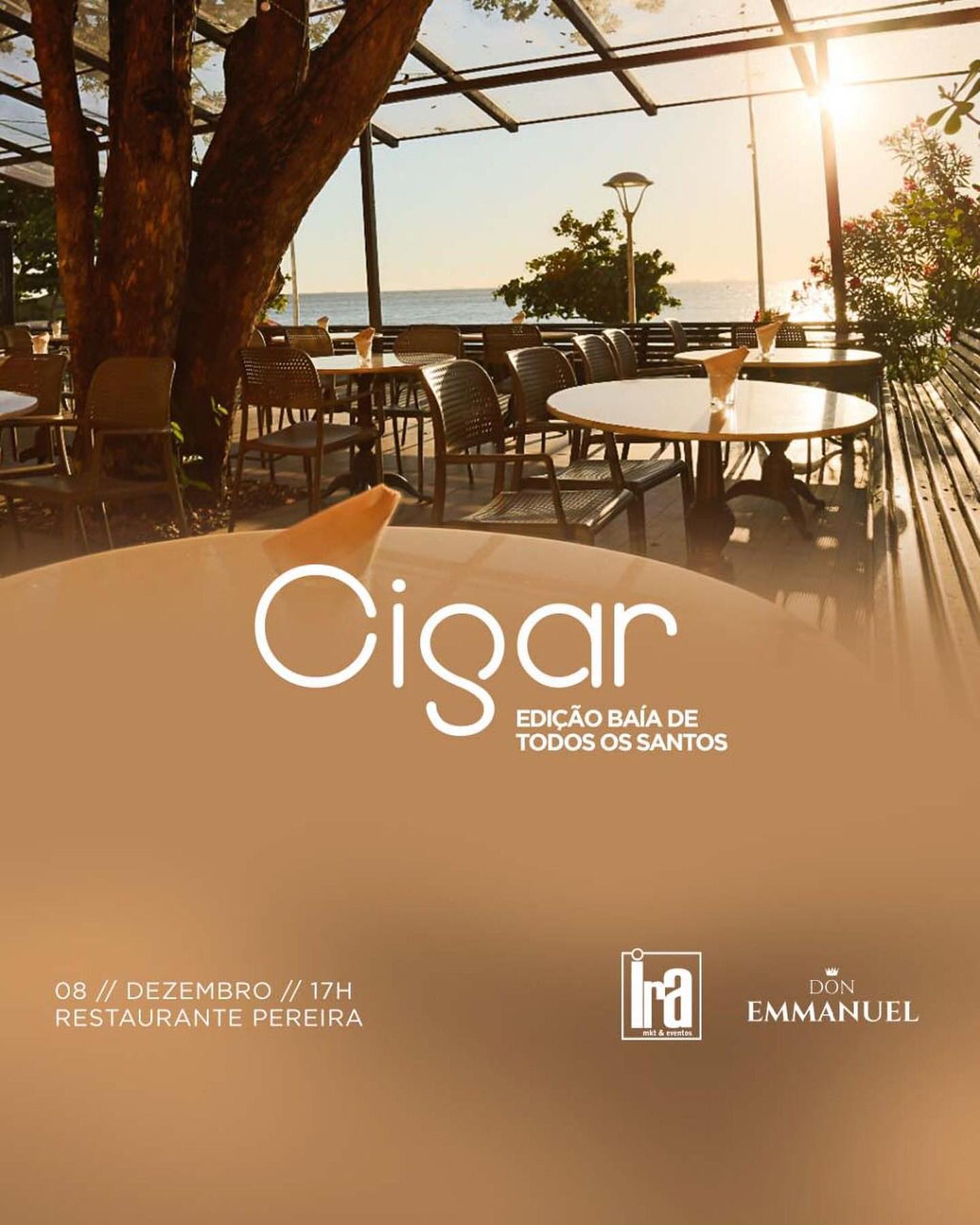 Cigar Edição Baía de Todos os Santos : dia 08/12 no Restaurante Pereira, em Salvador – compre seu ingresso!