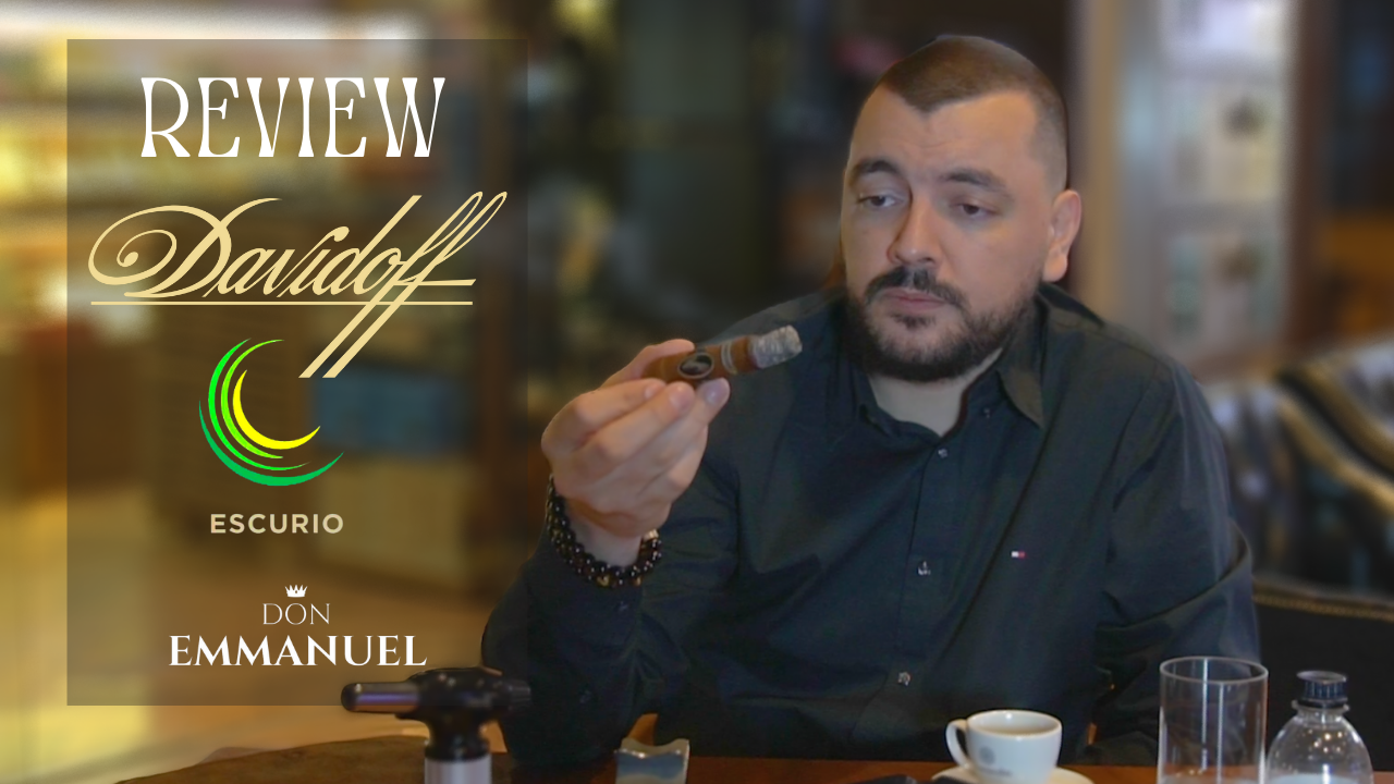 Vídeo : DON EMMANUEL – Review e Degustação do Charuto Davidoff Escurio