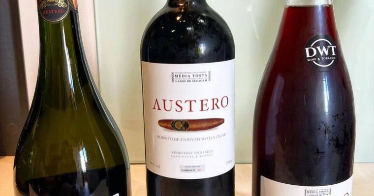 Austero : 3 vinhos pensados para harmonizar com cada terço do charuto